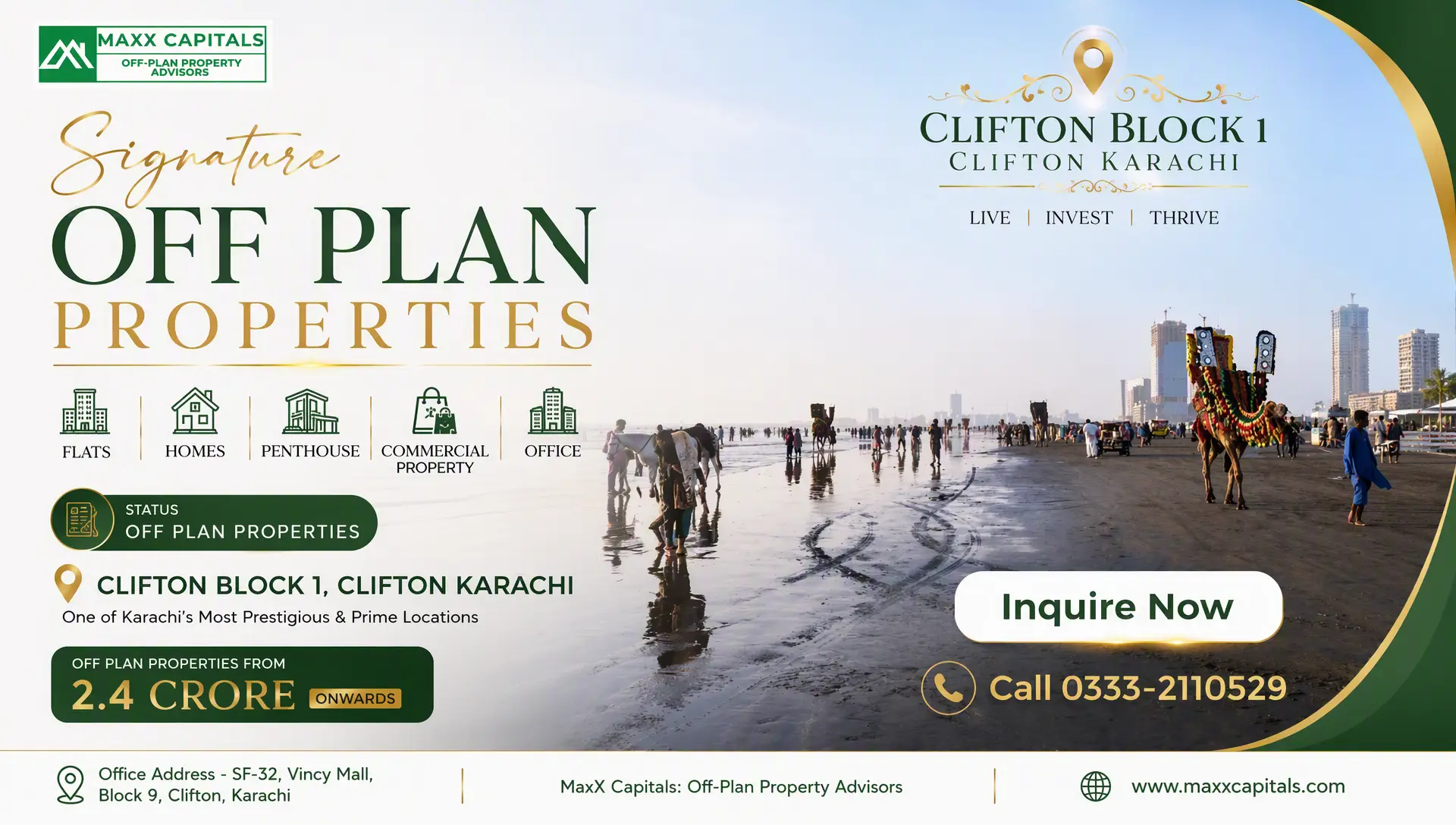 Clifton Block 1 location image