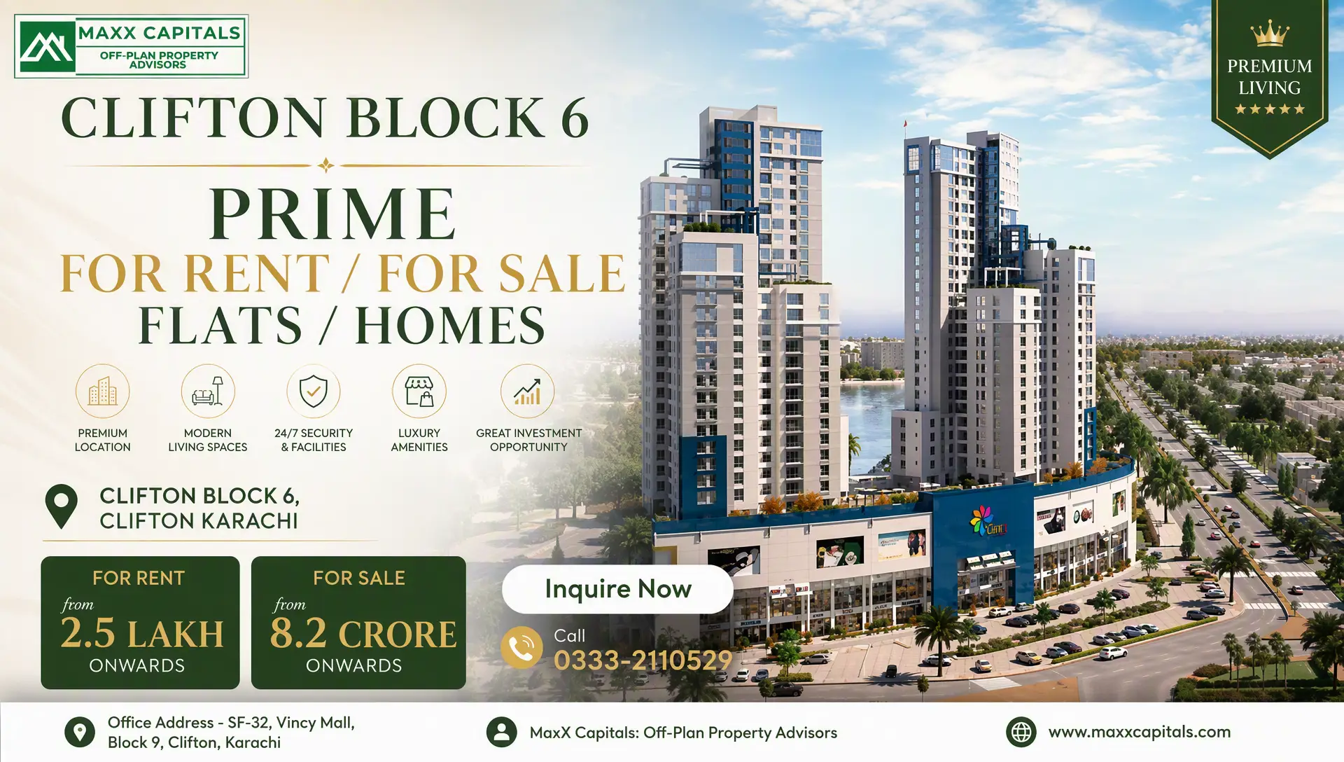 Clifton Block 6 location image