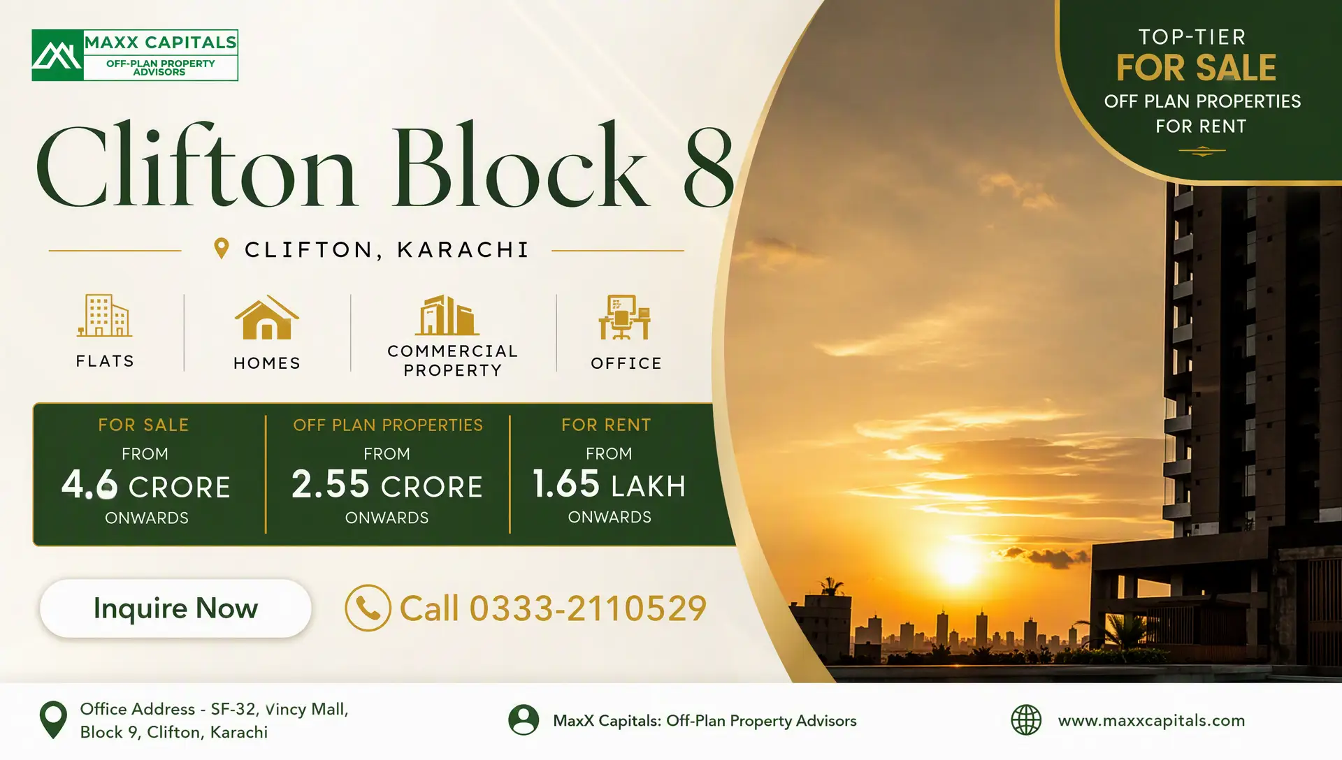 Clifton Block 8 location image